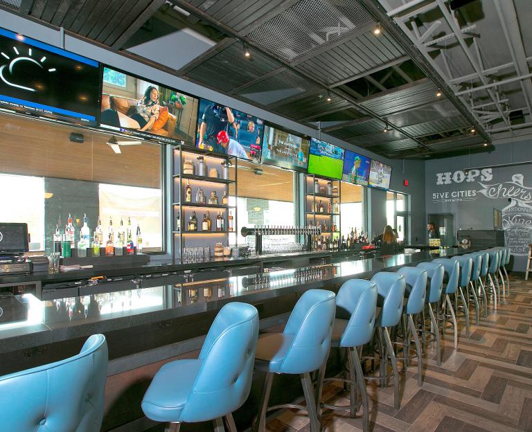 Central standard restaurant waukee homefront interior design